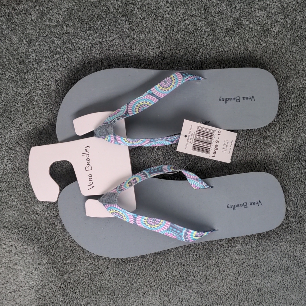 Vera Bradley Sunny Medallion Flip Flops